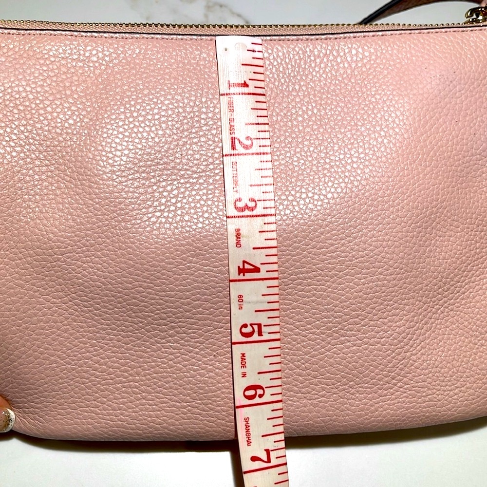 Leather VINCE CAMUTO Crossbody bag, cameo rose - Picture 11 of 11